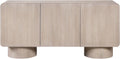 Adagio - Solid Wood And Oak Veneer Sideboard / Buffet - Natural