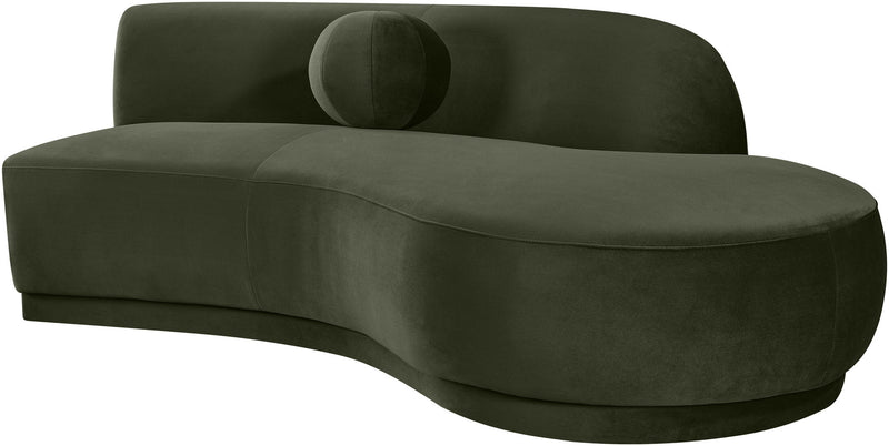 Avra - 86" Velvet Performance Fabric Upholstered Sofa