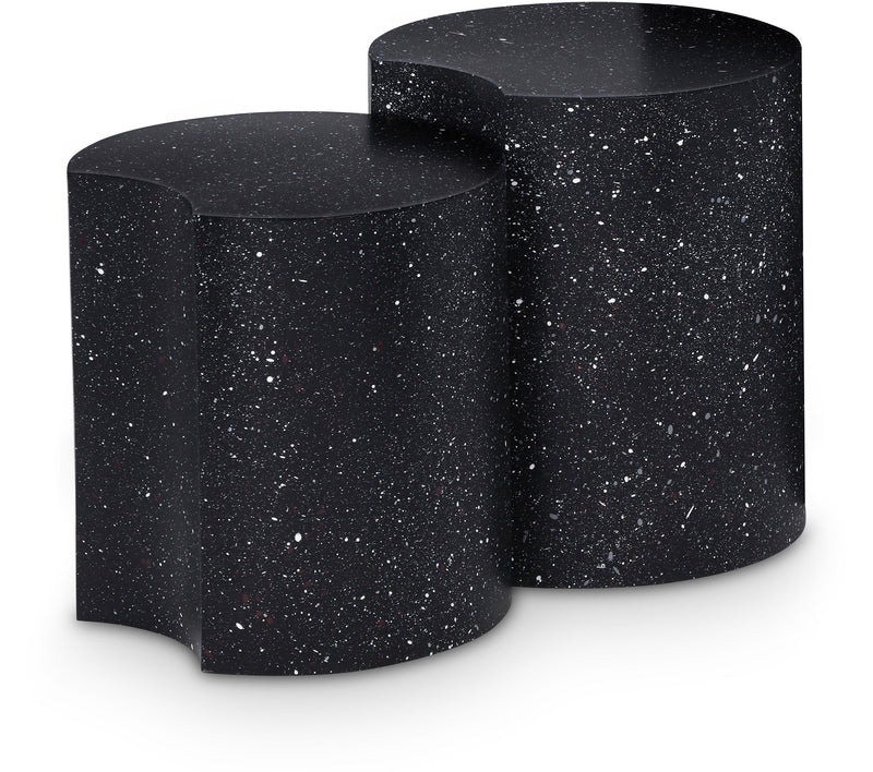 Dimple - Modular End Table - Terazzo Finish