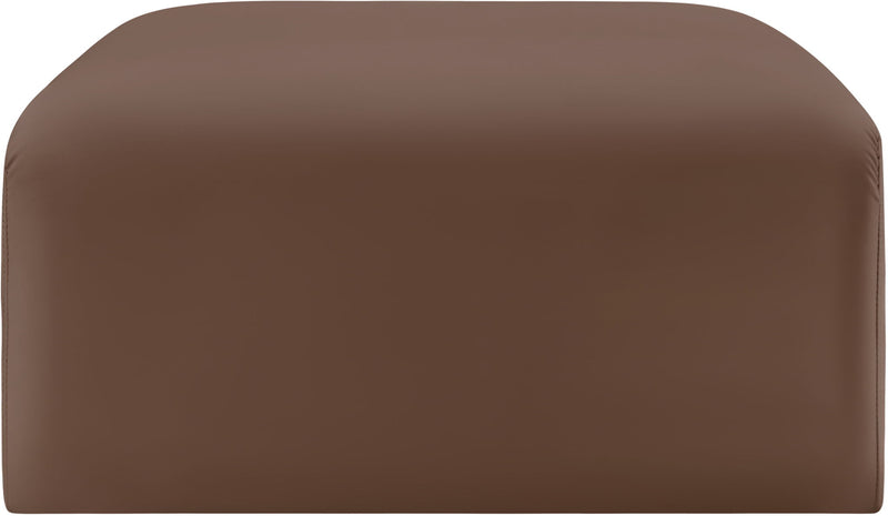Arc - Faux Leather Ottoman