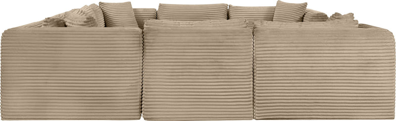 Shaggy - Fabric 8 Piece Modular U-Shaped Sectional