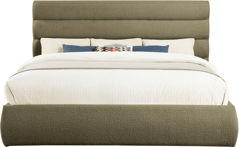 Adam - Boucle Fabric Bed With 52" Headboard