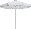 Amalfi - Aluminum Patio Umbrella - White Base / White Pole