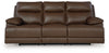 Vonryan - Power Reclining Sofa With Adj Headrest - Tobacco