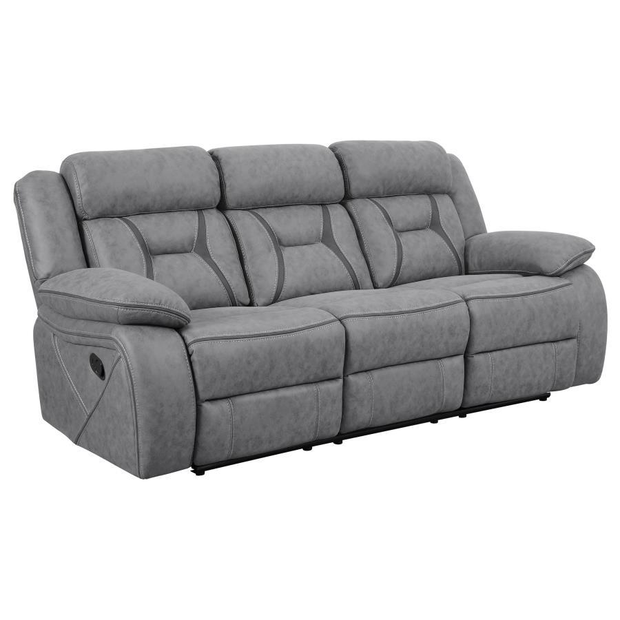 Higgins - Upholstered Motion Reclining Sofa Set