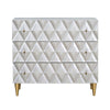Anson - Console Cabinet - Metallic Silver & Champagne