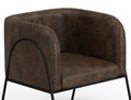 Malibu - Armchair - Chocolate Brown