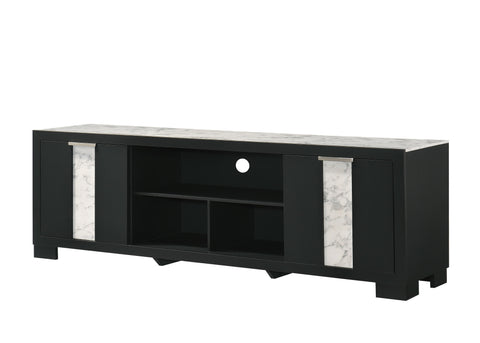 Black / 3 Shelves, 2 Doors