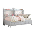 Edalene - Twin Daybed With USB & Storage - Gray