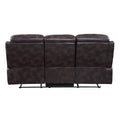 Perfiel - Sofa - 2 Tone Dark Brown Top Grain Leather