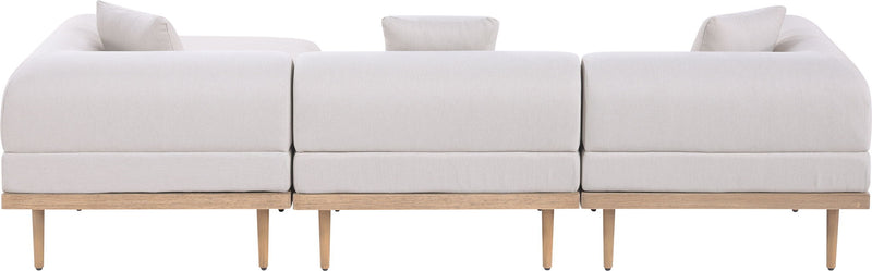 Laguna - 4 Piece 106.5" Upholstered Outdoor Patio Modular Sectional