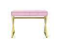 Coleen - Desk - Pink & Gold Finish