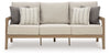 Hallow Creek - Sofa With Cushion - Driftwood