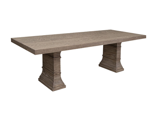 Tower - Dining Table - Mink Gray