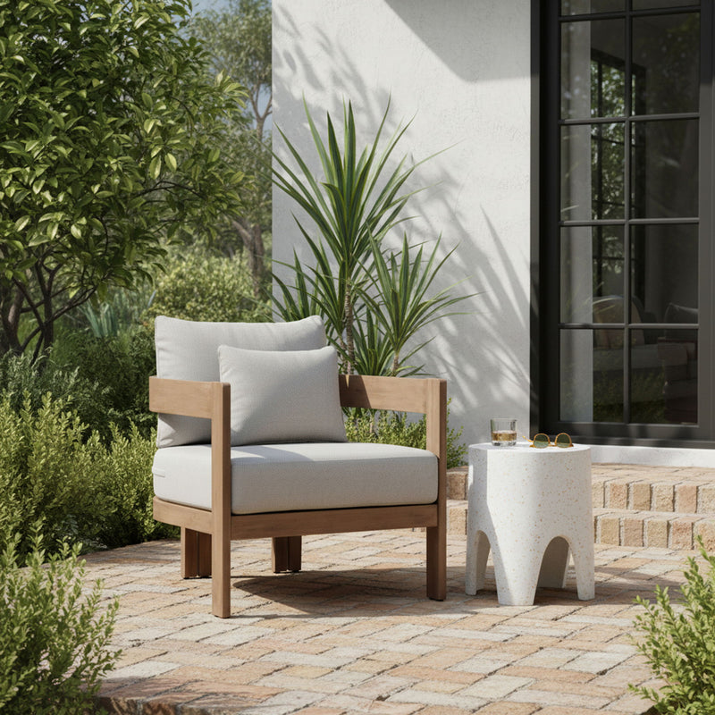 Newport - Water Resistant Fabric Upholstered Outdoor Patio Chair