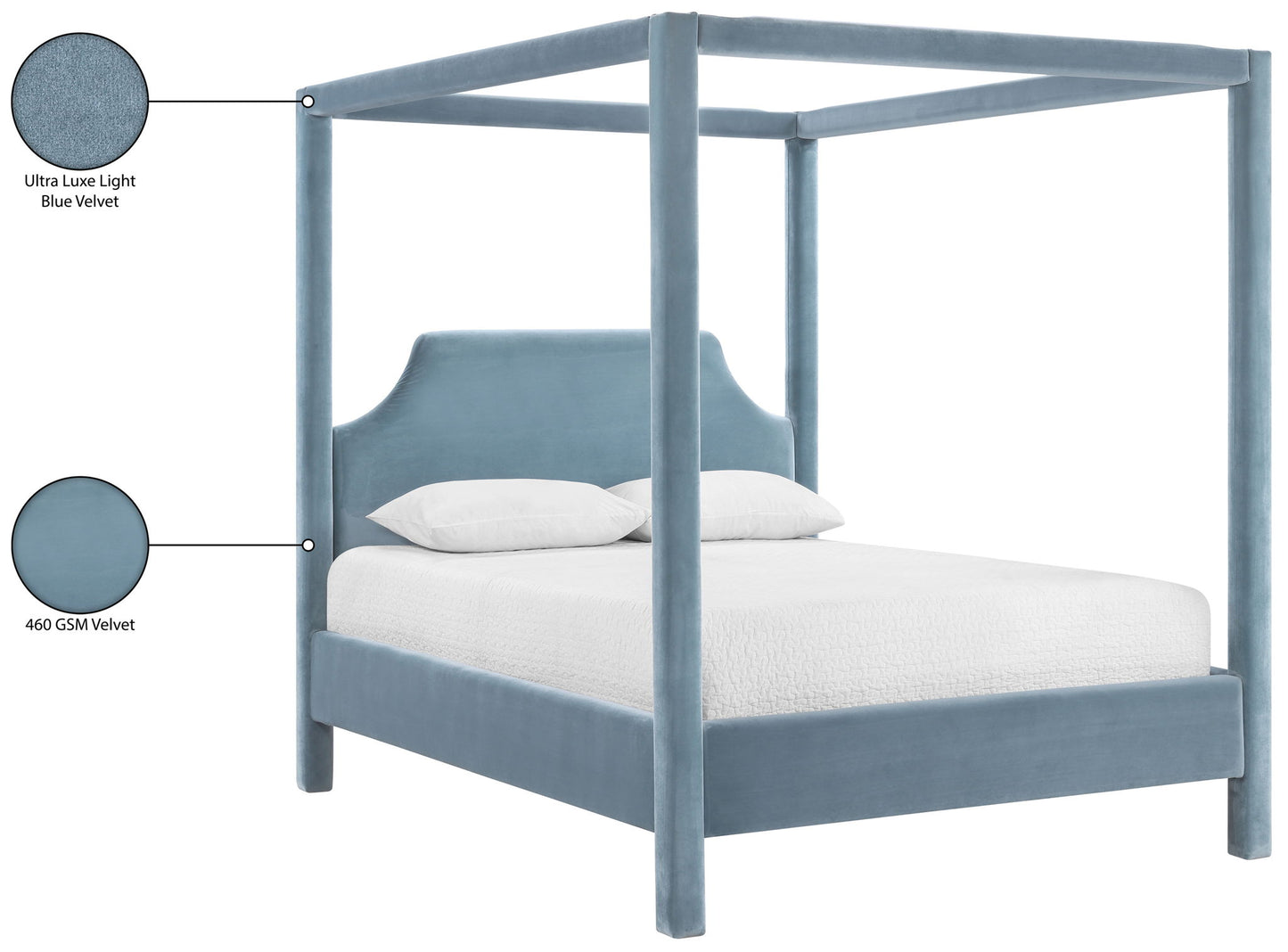 Dawson - Velvet Upholstered Bed