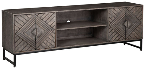 Dark Gray / 4 Doors, 2 Shelves