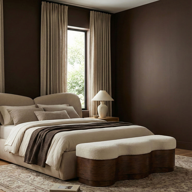 Savoy - Bench With Brown Base