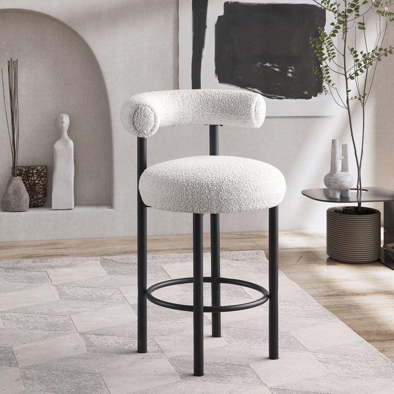 Bordeaux - Stool With Black Legs (Set of 2)