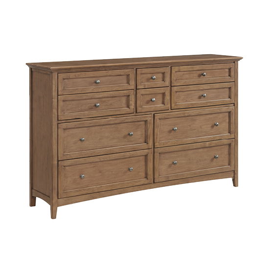 McKenzie - 75'' W Master Dresser - Pecan