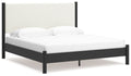 Cadmori - Upholstered Panel Bed