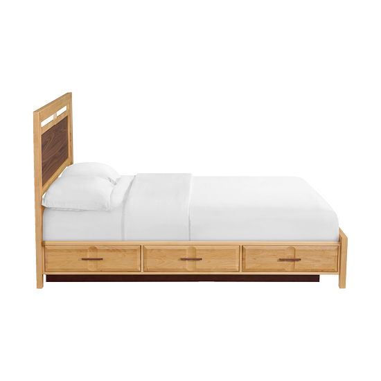 Addison - California King Panel Storage Bed - Natural