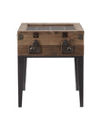 Kolin - Accent Table - Rustic Oak & Matte Gray