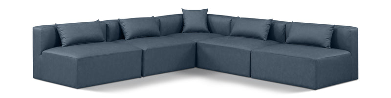 Cube - 5 Piece Modular Corner Armless Sectional