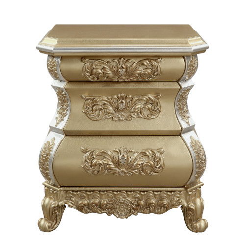 Seville - Nightstand - Gold Finish