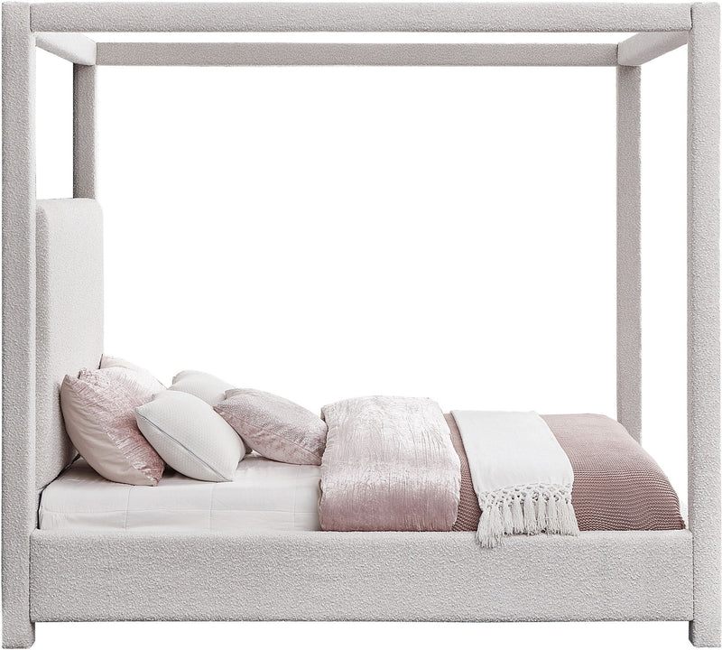 Eden - Boucle Fabric Upholstered Bed