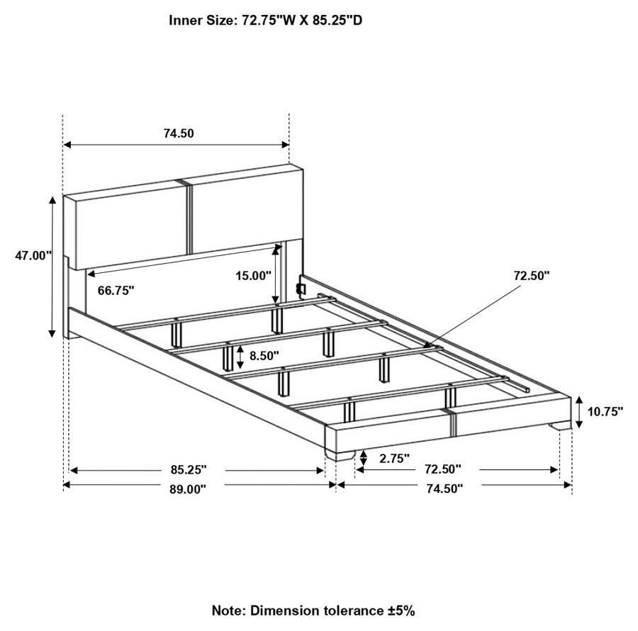 Conner - Upholstered Panel Bed