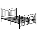 Klossen - Metal Queen Open Frame Bed - Black