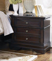 Cambridge - 3-Drawer Nightstand - Cappuccino