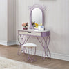 Priya II - Vanity Set - White & Light Purple