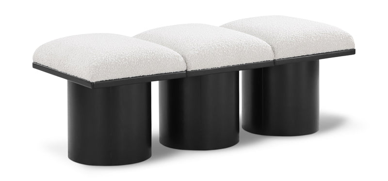 Pavilion - 3 Piece Modular Bench With Black Base