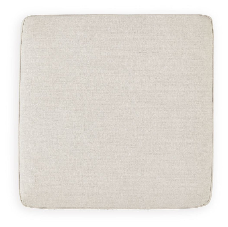Lerenza - Oversized Accent Ottoman - Birch