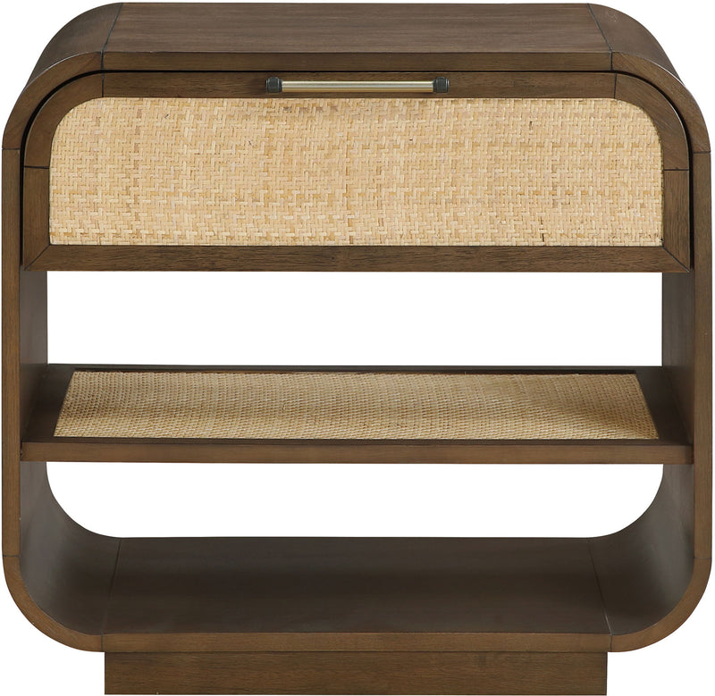 Windsor - Solid Wood Nightstand - Brown