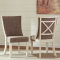 Bolanburg - Dining UPH Side Chair (Set of 2) - Lattice Back - Brown / Beige