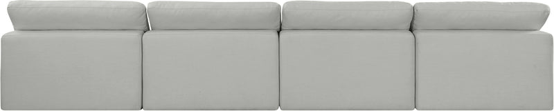 Comfy - Linen Modular Armless Sofa 4 Seats