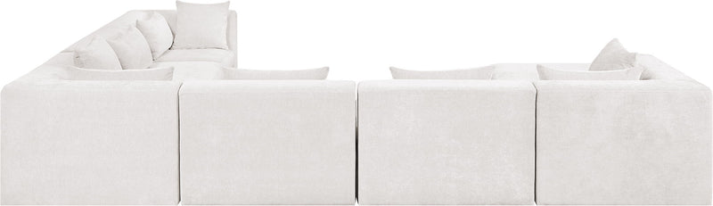 Stellar - 7 Piece Chenille Fabric Upholstered Modular Sectional