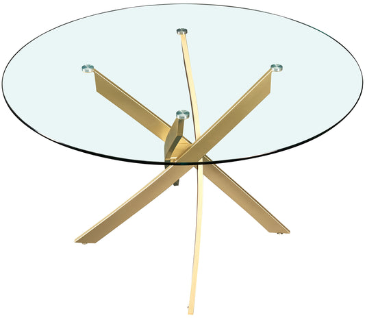 Xander - Dining Table - Gold