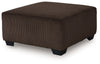 Kimlee - Oversized Accent Ottoman - Chocolate