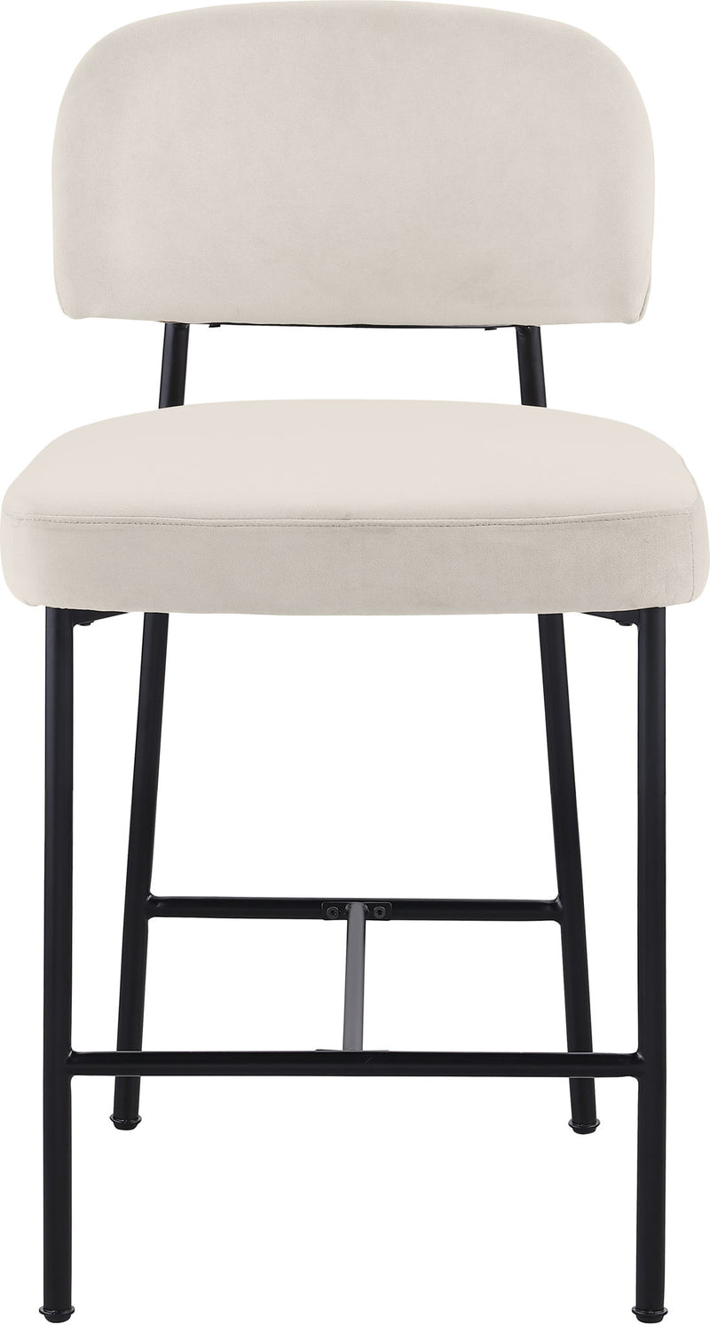 Zarelle - Performance Fabric Upholstered Counter Stool (Set of 2)