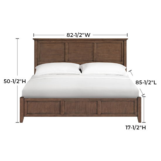 McKenzie - King Classic Storage Bed - Java