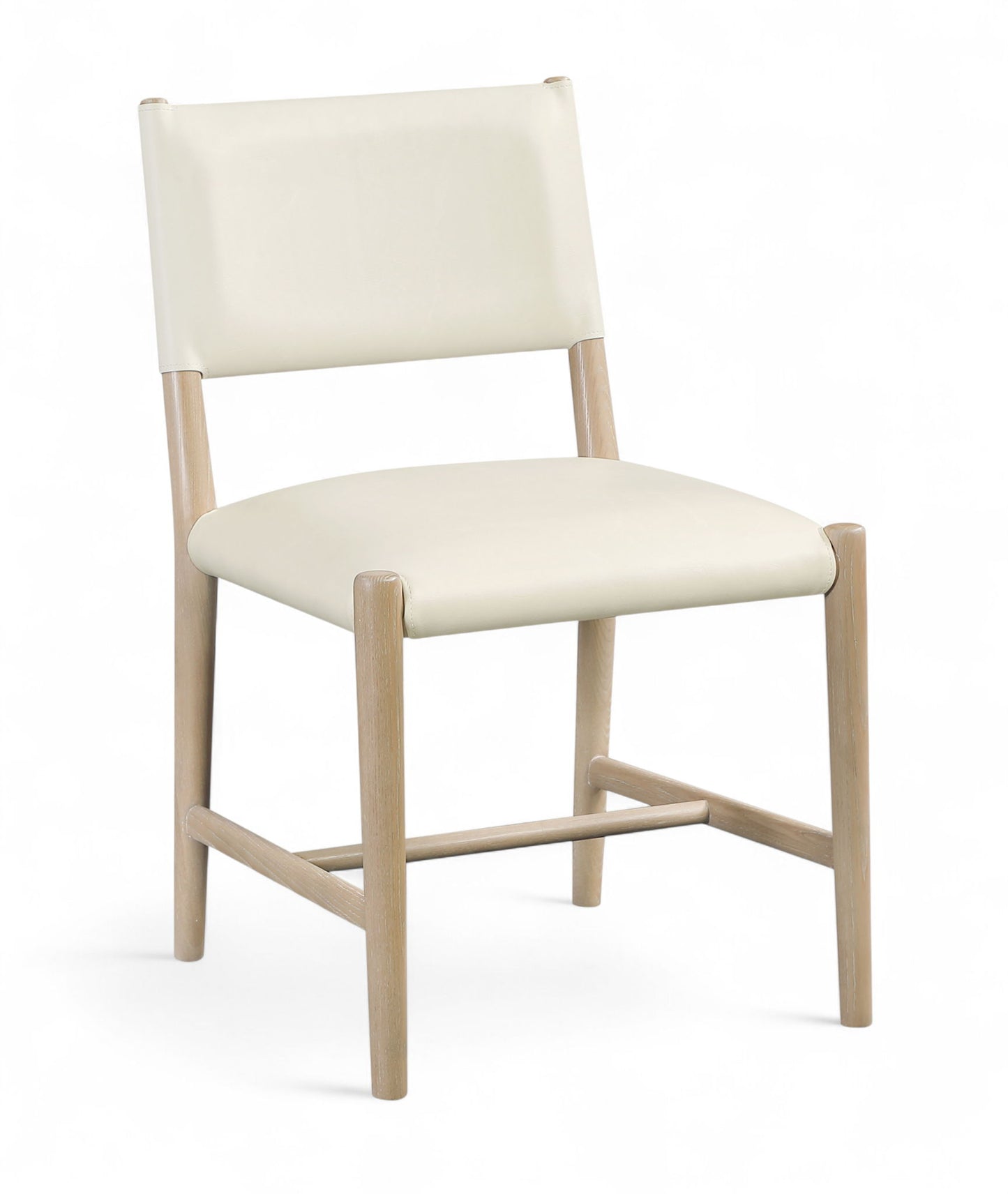 Andie - Vegan Leather Upholstered Dining Chair (Set of 2) - Natural Base