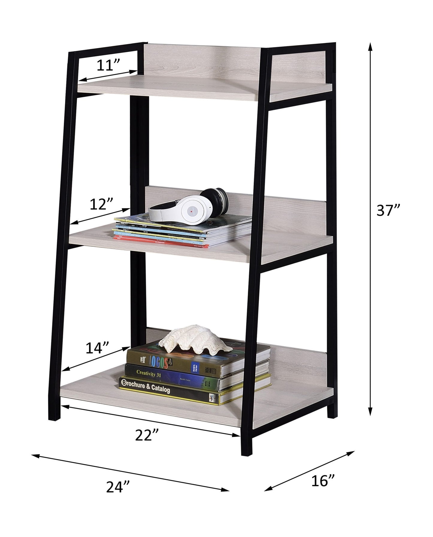 Wendral - Bookshelf - Natural & Black