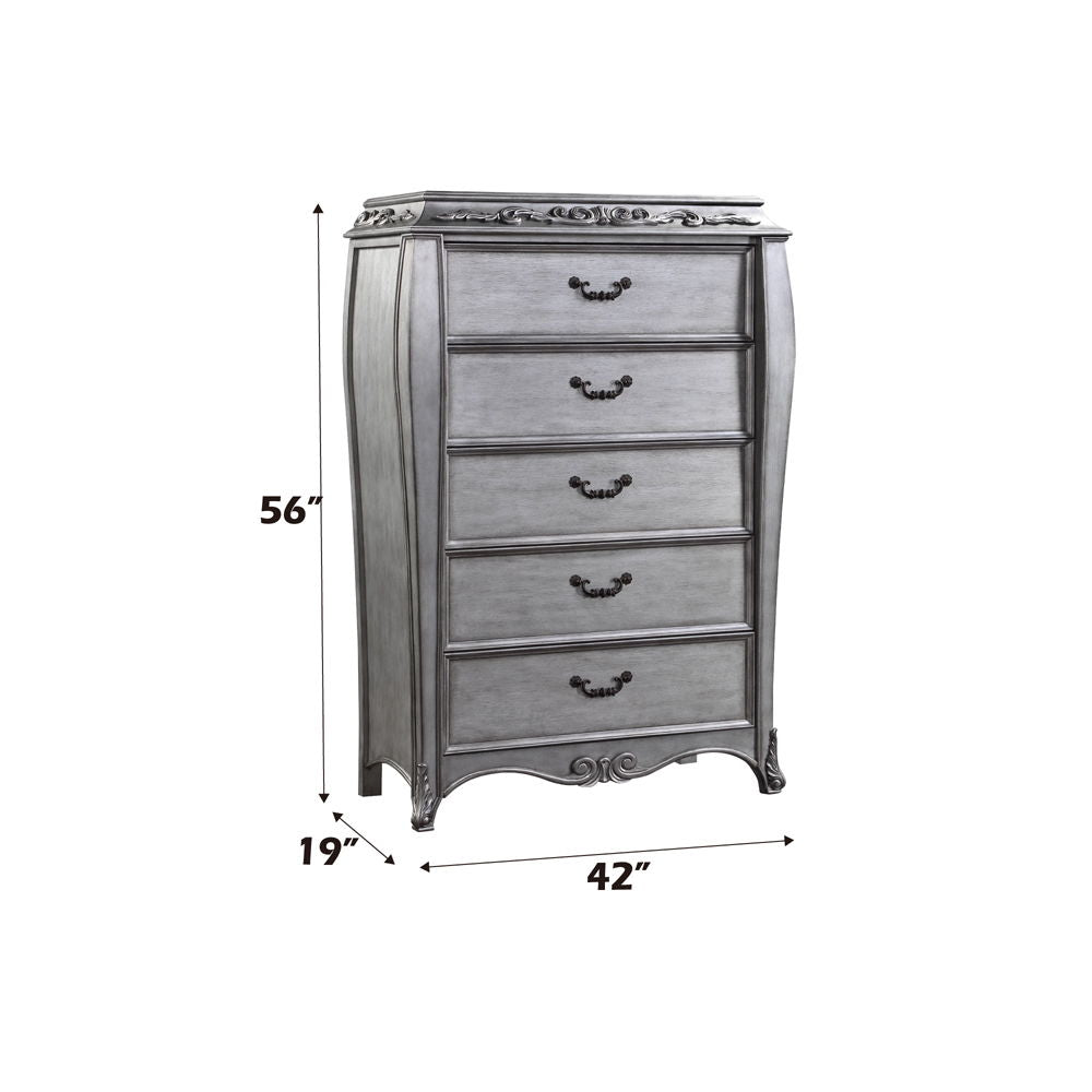 Leonora - Chest - Vintage Platinum