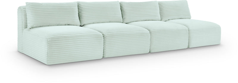Shaggy - 4 Seat Modular Armless Sofa