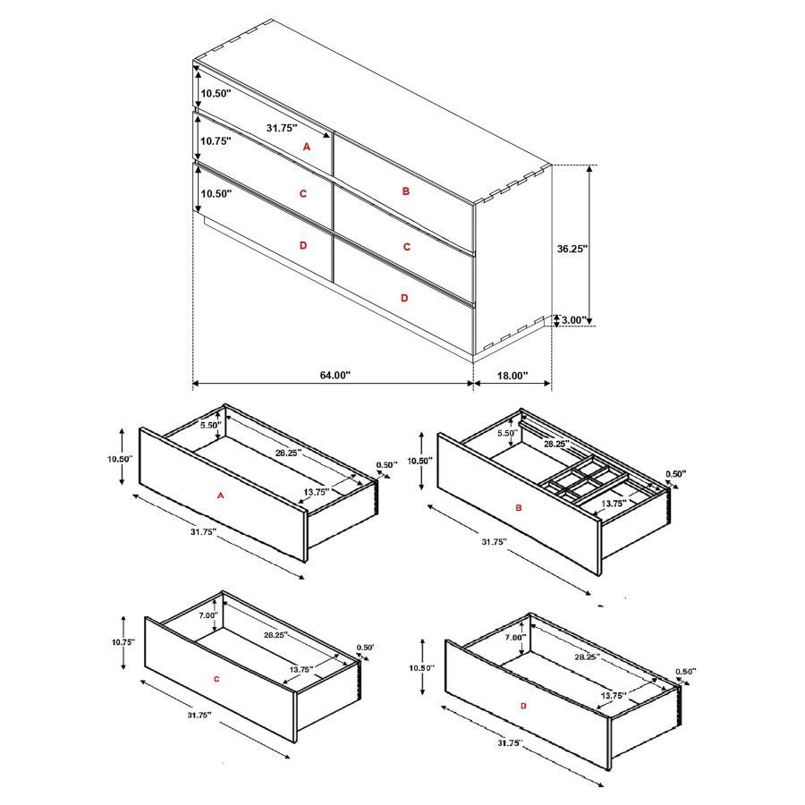 Winslow - 6-Drawer Dresser