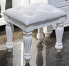 Kozlani - Vanity Upholstered Stool - White